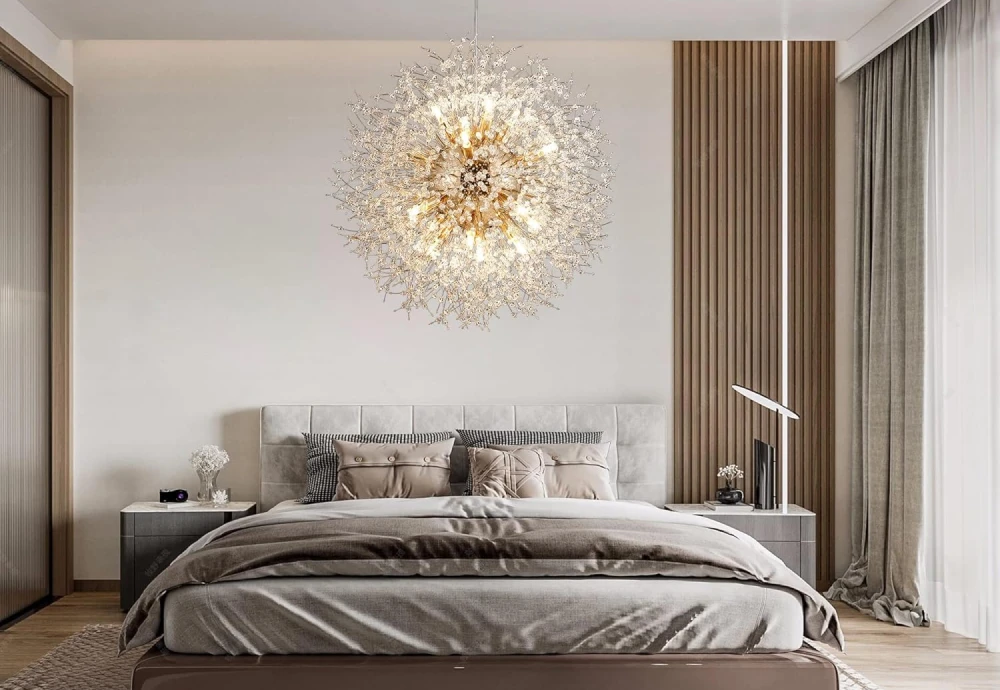 modern crystal flower chandelier